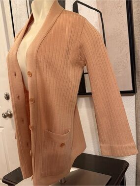 Vintage 90s Separate Thoughts by Nardis Ribbed Neutral Beige Size 36 (S)
